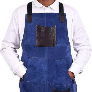 New Arrival Top Quality Barber <b>Aprons</b> in Black Color Cotton Polyester Made <b>Working</b> Wear <b>Aprons</b> With Custom Logo <b>Apron</b> - Product Image 2