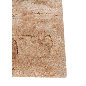 พรมขนสัตว์และไหมไผ่ถักมือสีเบจและสีน้ำตาล ลายแบบนามธรรม รูปทรงสี่เหลี่ยมผืนผ้า สำหรับบ้าน ห้องนอน ทำด้วยมือ รุ่น Esk-1558 - Product Image 4