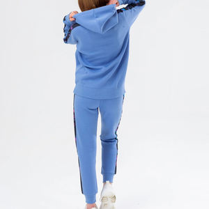 2025 nouveau Design personnalisé et Logo personnalisé pantalons de survêtement plaine haut court survêtement dames grande taille survêtement - Product Image 2