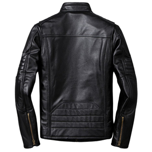 Veste en cuir personnalisée à prix réduit, veste décontractée, dernier style streetwear, veste en cuir pour homme, veste en cuir véritable respirante - Product Image 2