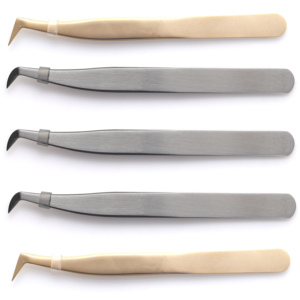 Las mejores puntas de fibra, pinzas profesionales para extensión de pestañas para un agarre perfecto a las pestañas, nunca se desliza, incluso las pestañas de 0,03mm, agarre perfecto - Product Image 6