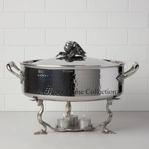 Nouveau Design Minimaliste Hot Pot Design Unique Texture Or Couleur Brillant Poli Attrayant Look Durable Casserole Plat Bas Prix - Product Image 6