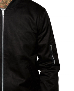 Chaqueta de Piloto para Hombre, Estilo Bomber, Transpirable, con Cierre, Casual y Elegante, Chaqueta de Invierno con Logotipo Personalizado - Product Image 4