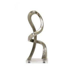 Figurines d'animaux en métal en forme d'oiseau au design moderne et durable, nouvelles sculptures d'oiseaux avec base en bois, style Pop Art et Art Déco - Product Image 4