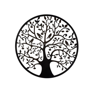 Unique Handmade Direct Factory India Customised Laser Cut Modern Hanging Metal <b>Tree</b> Life Wall Art Home Garden Decor <b>Ramadan</b> - Product Image 1