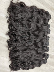 Venta 2025 Cabello Natural al por Mayor de Vietnam, Extensiones de Cabello Humano con Onda Natural, Cabello Sin Procesar con Cutícula Intacta, Trama Doble - Product Image 4