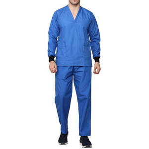 Combinaisons de travail en gros fabriquées au Pakistan, logo personnalisé, uniforme de médecin, taille plus, uniforme d'hôpital pour hommes, par HI 2026 - Product Image 1