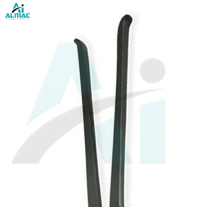 ALMAC Heavy Duty resistente a la corrosión cocodrilo Clincher negro recubierto cuello de ganso herradura aplicador instrumento quirúrgico - Product Image 5