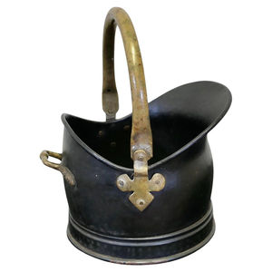 Elegance <b>Coal</b> Scuttle Heavy Metal <b>Bucket</b> With Wood Handle Newest Design Ash <b>Bucket</b> Galvanized Metal <b>Coal</b> <b>Bucket</b> - Product Image 5