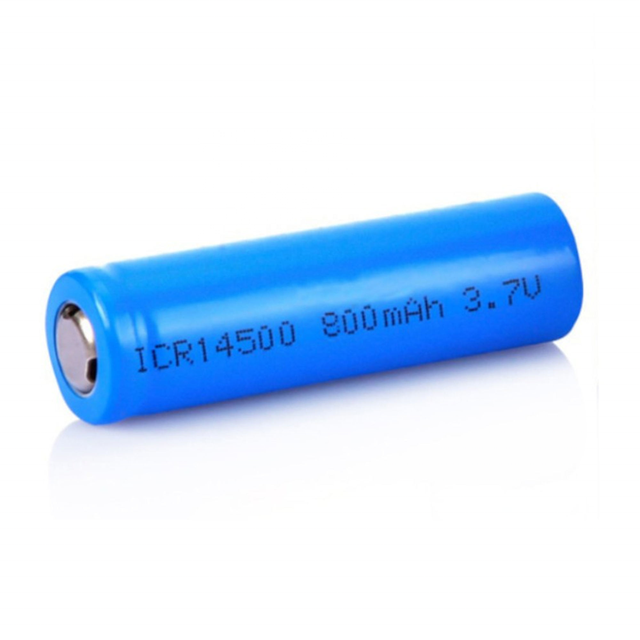 OEM ICR14500 3.7V 800mAh 1000mAh Li-ion 3.7V Rechargeable Battery Pack for Portable Electronics Li-ion Battery
