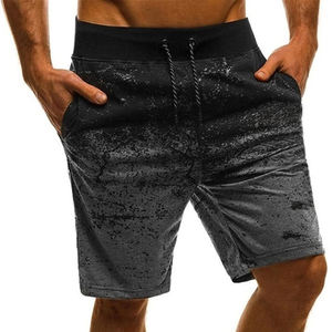 Shorts al por Mayor con Lavado Ácido DTG Personalizados, 100% Algodón, Estilo Urbano Holgado, Ecológicos, Color Sólido, Estilo Hip Hop, Aspecto Desgastado - Product Image 1