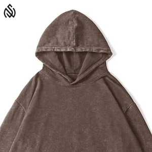 Vêtements d'hiver Acid Wash Hoodies Custom Color Acid Wash Hoodies Fashion Clothing Acid Wash pullover Hoodies - Product Image 6