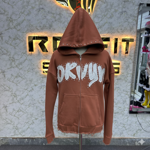 Nouveau arrivé meilleur prix le plus demandé sweat à capuche zippé bouffée imprimé fabriqué en usine sweats à capuche à bas prix hommes sweats à capuche pour hommes - Product Image 1