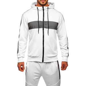 Survêtements de jogging personnalisés unisexe 100% coton couleur unie ensemble de survêtement en coton uni prix de survêtement en bloc - Product Image 5