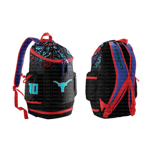 2026 Unisex OEM ODM Sports Sublimated Backpack Light Weight Polyester Lined Book <b>Bag</b> Strap School Travel Business Sports Custom - Product Image 3