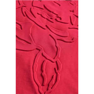 Camiseta roja para mujer con logotipo personalizado, Camiseta con estampado de pantalla para mujer, camiseta personalizada para mujer con logotipo - Product Image 6