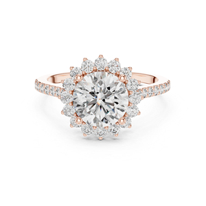 Anillo de Compromiso de Oro Amarillo de 14K con Diamante Cultivado en Laboratorio, Redondo, para Mujer |   1.98 Ct |   Certificado por IGI - Product Image 2