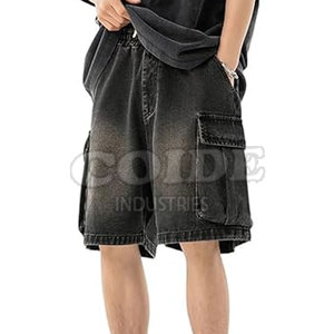 Pantalones cortos para hombre más vendidos Diseña tu propio logotipo Pantalones cortos vaqueros para hombre Pantalones cortos transpirables de secado rápido para hombre - Product Image 1