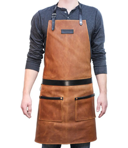 Venta caliente de cuero genuino de secado rápido personalizado hacer precio competitivo diseño único delantal de cuero personalizado - Product Image 4