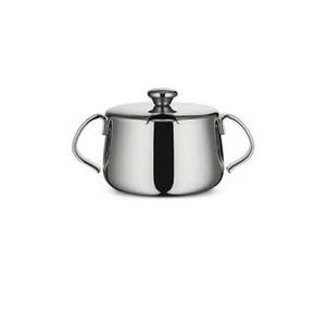 Handmade Stainless Steel Sugar <b>Canister</b> <b>Set</b> with Tray Antique Finishing Kitchenware Dining Tabletop Decorative at Home - Product Image 2