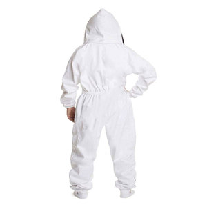 Precio de fábrica Overol Traje de abeja de algodón Traje de apicultura Precio de fábrica Chaqueta de apicultor Traje Uniforme con velo de esgrima - Product Image 4