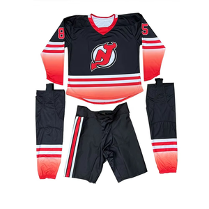 Uniformes de Hockey sobre Hielo OEM ODM de Alta Calidad, Camisetas, Pantalones Cortos y Calcetines con su Propio Diseño y Logotipos - Product Image 1