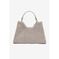 Sac à main structuré en cuir suédé véritable - Fabriqué en Italie - Art. 25394
