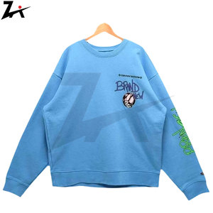 Suéter de Punto Oversize de Lujo con Bordado 3D Estilo Urbano de Marca Horseshoe para Otoño/Invierno, Manga Larga, Unisex, Versátil, de Nylon/Algodón - Product Image 5