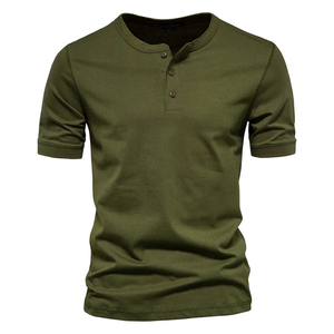 Haute qualité hommes coton T-Shirt été mode mince à manches courtes confortable tenue décontracté léger respirant - Product Image 3