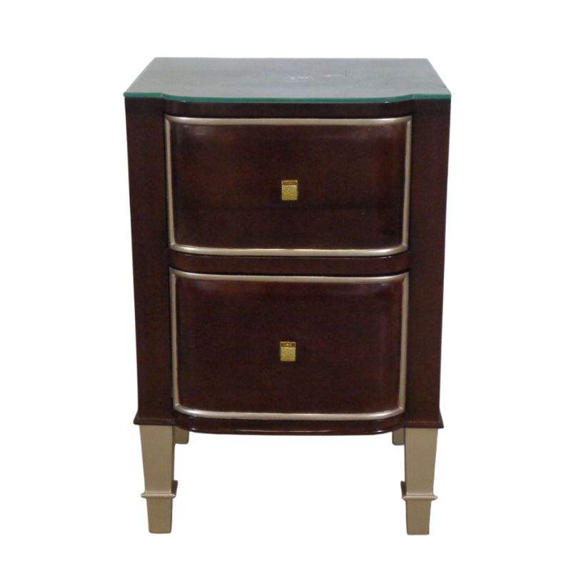 ทาสีน้ำตาลอ่อน &amp; เงิน