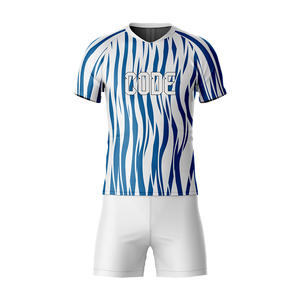ชุดเสื้อฟุตบอลสำหรับผู้ชายกางเกงขาสั้นเสื้อฟุตบอลแบบอัตโนมัติพิมพ์ลายได้ตามต้องการ - Product Image 5