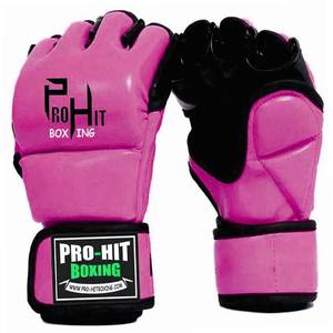 Gants de combat en cuir de qualité professionnelle Nouveaux gants MMA demi-doigt de haute qualité pour hommes - Product Image 6