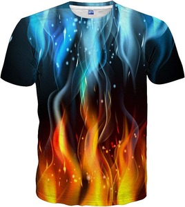 เสื้อยืดพิมพ์ลายสำหรับผู้ชายเสื้อยืดโพลีเอสเตอร์สี100% แบบเรียบพิมพ์โลโก้ได้ตามต้องการ - Product Image 4