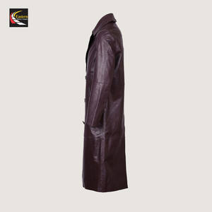 เสื้อโค้ทหนังยาวสำหรับผู้หญิง - Product Image 2