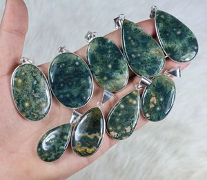 Ocean Jasper Cabochon Pendentif Lunette Faite À La Main Réglage Bijoux pour La Vente En Gros et Au Détail - Product Image 3