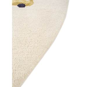 Tapis tufté à la main en laine et viscose couleur ivoire, motif original TRA-14622 pour usage domestique - Product Image 4