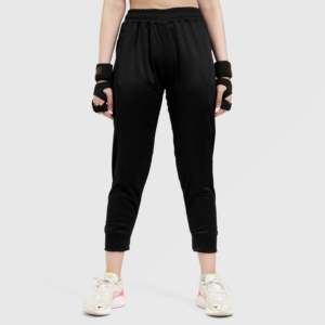 Pantalon Harem Noir Taille Haute Respirant et Résistant - Product Image 1