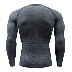 ชุดวิ่งออกกำลังกาย BJJ,ชุดวอร์ม MMA ชุดรัชการ์ดแบบพิมพ์ลายแบบระเหิด - Product Image 3