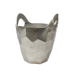 Refroidisseur de vin en métal avec poignée en laiton support de seau à glace Champagne en aluminium refroidisseur de bière refroidisseur de vin forme ronde - Product Image 6