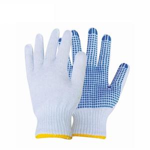 Gants en coton avec points de préhension Gants de sécurité durables pour le soudage Construction Conduite Jardin Travail Gants en cuir - Product Image 3