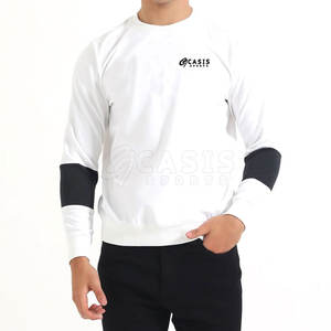 Sudaderas de talla grande con contraste de color para hombre, ropa, sudaderas para hombre, pulóver, sudaderas para hombre - Product Image 1