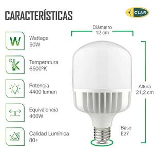 Industrial E27 50W LED <b>Bulb</b> - Product Image 1