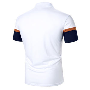 Polos coloridos de algodón liso, polos personalizados con logotipo, Polo transpirable de manga corta - Product Image 2