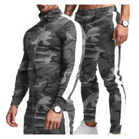 Survêtement de sport personnalisé de haute qualité pour hommes Excellent prix Vêtements de sport personnalisés Hiver décontracté Motif solide Ensemble de survêtements