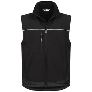 Gilet Softshell de Travail Taille L Noir ELYSEE Confortable - Product Image 1