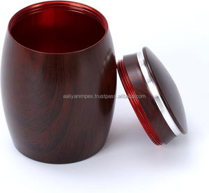 AALIYAN IMPEX'S Adult Classic Cremation <b>Small</b> Urn for Human Ashes Urn <b>Wooden</b> Urn <b>Box</b> for Ashes for Sale - Product Image 4