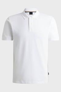 Golf pour hommes à séchage rapide pour Polo T-shirt Couleur blanche unie Vêtements de golf confortables et élégants - Product Image 5
