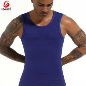 Camiseta sin Mangas Casual para Hombre, Chaleco Deportivo, Tela de Algodón Transpirable, Camiseta de Entrenamiento Ligera de Secado Rápido, Servicios OEM - Product Image 2