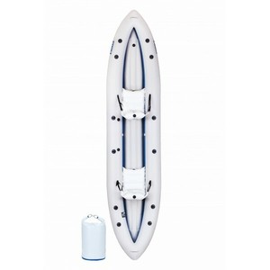 Perun Outdoor Durable PVC Inflable K a y a T Boat con bomba de aire Bolsa de transporte Nuevo stock - Product Image 4