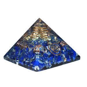 Turmalina negra con Turquesa, protección emf, pirámide de orgonita curativa - Product Image 2